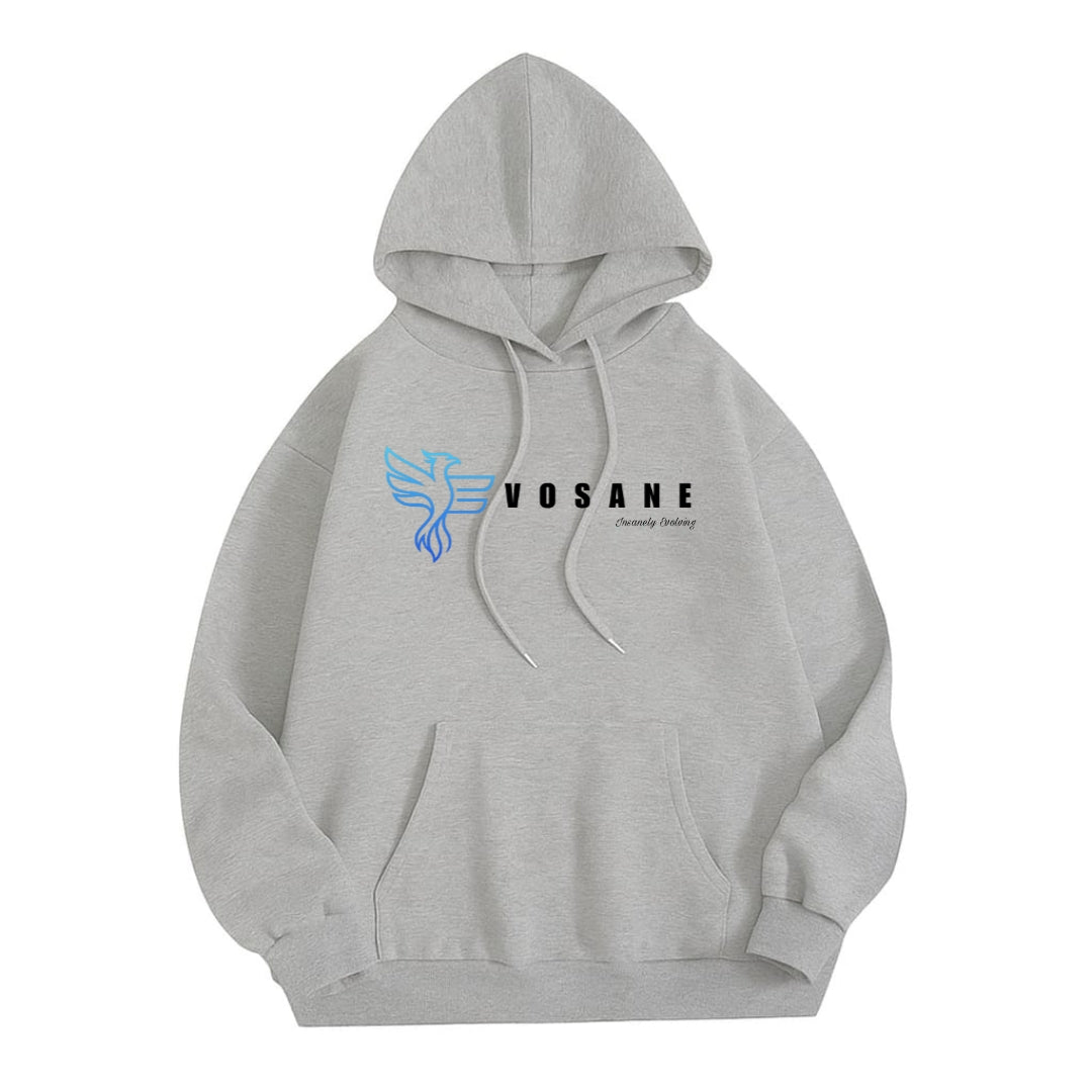 Evosane® - Grey Drift Oversized Hoodie