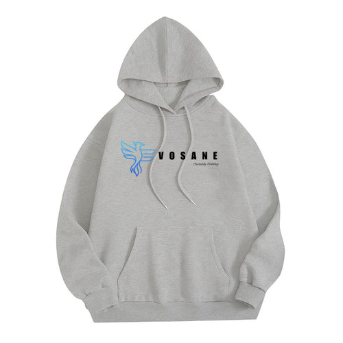 Evosane® - Grey Drift Oversized Hoodie